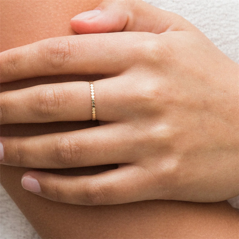 Cluster Rings 14K gold filled Knuckle Boho Gold Jewelry Anillos Mujer Minimalistic Stacking Bohemian for Women Minimalist 220921