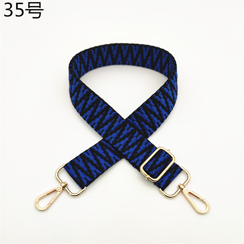 Nylon Bag Strap Adjustable Universal Handbag Women Straps Rainbow Crossbody Shoulder Handle Bags Accessories