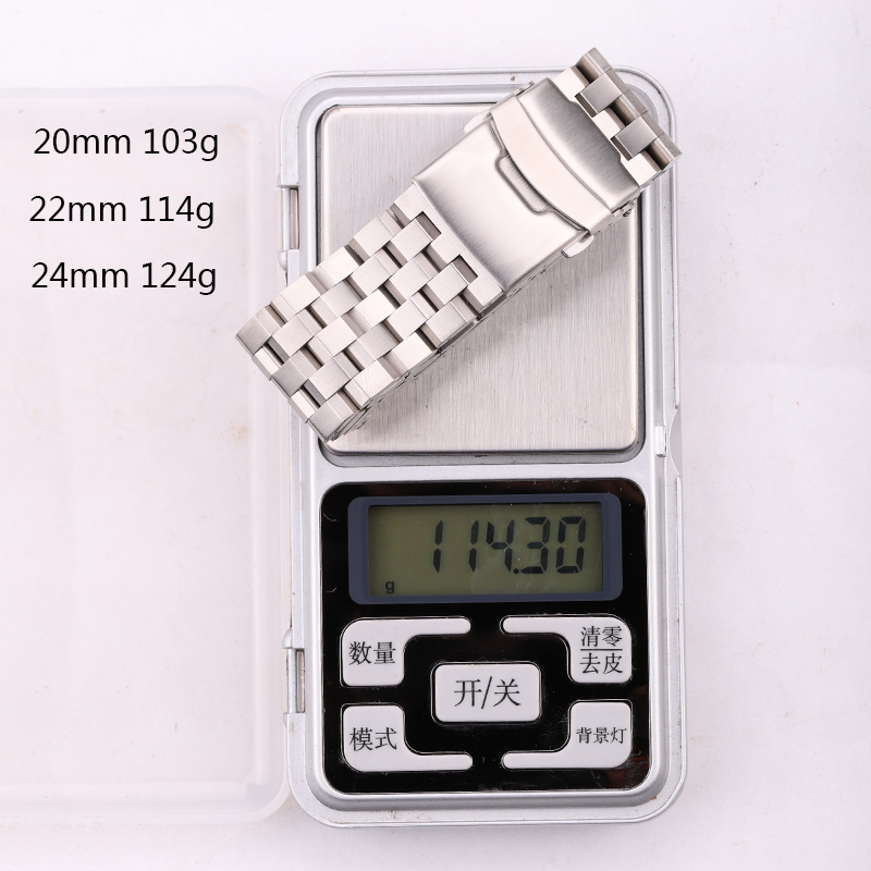 Watch Bands Stainless Steel Watch Strap Bracelet 18mm 20mm 22mm 24mm Women Men Solid Metal Brushed Watchband For Gear S3 Band Accessories 220921