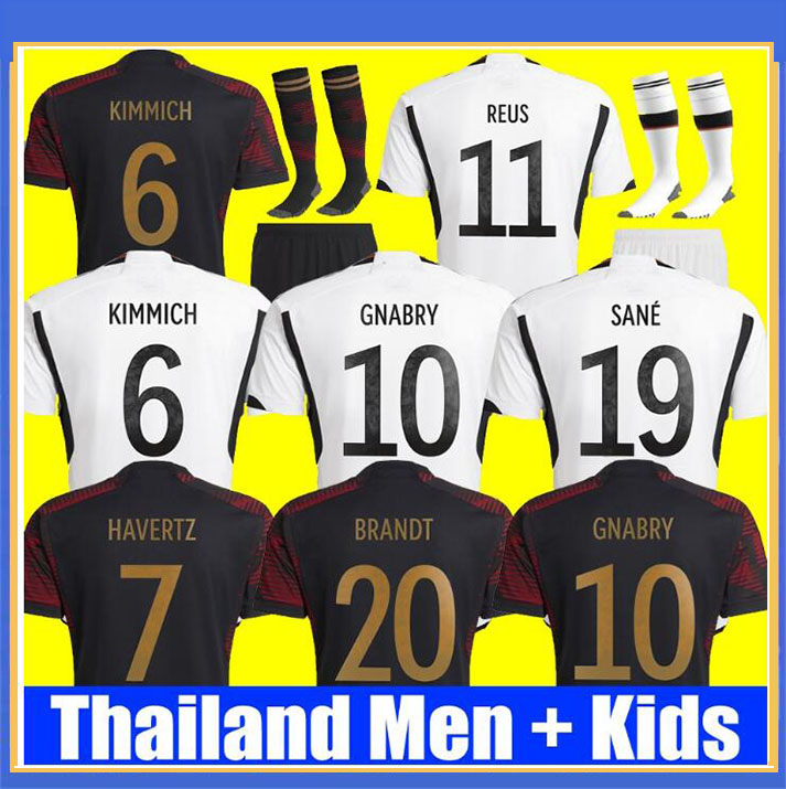 22 23 GNABRY WERNER soccer jersey Fans KROOS DRAXLER REUS HUMMELS MULLER GOTZE world Cup football shirt germanies men kids kit 2022, Away kids
22 23 GNABRY WERNER soccer jersey Fans KROOS DRAXLER REUS HUMMELS MULLER GOTZE world Cup football shirt germanies men kids kit 2022, Away kids