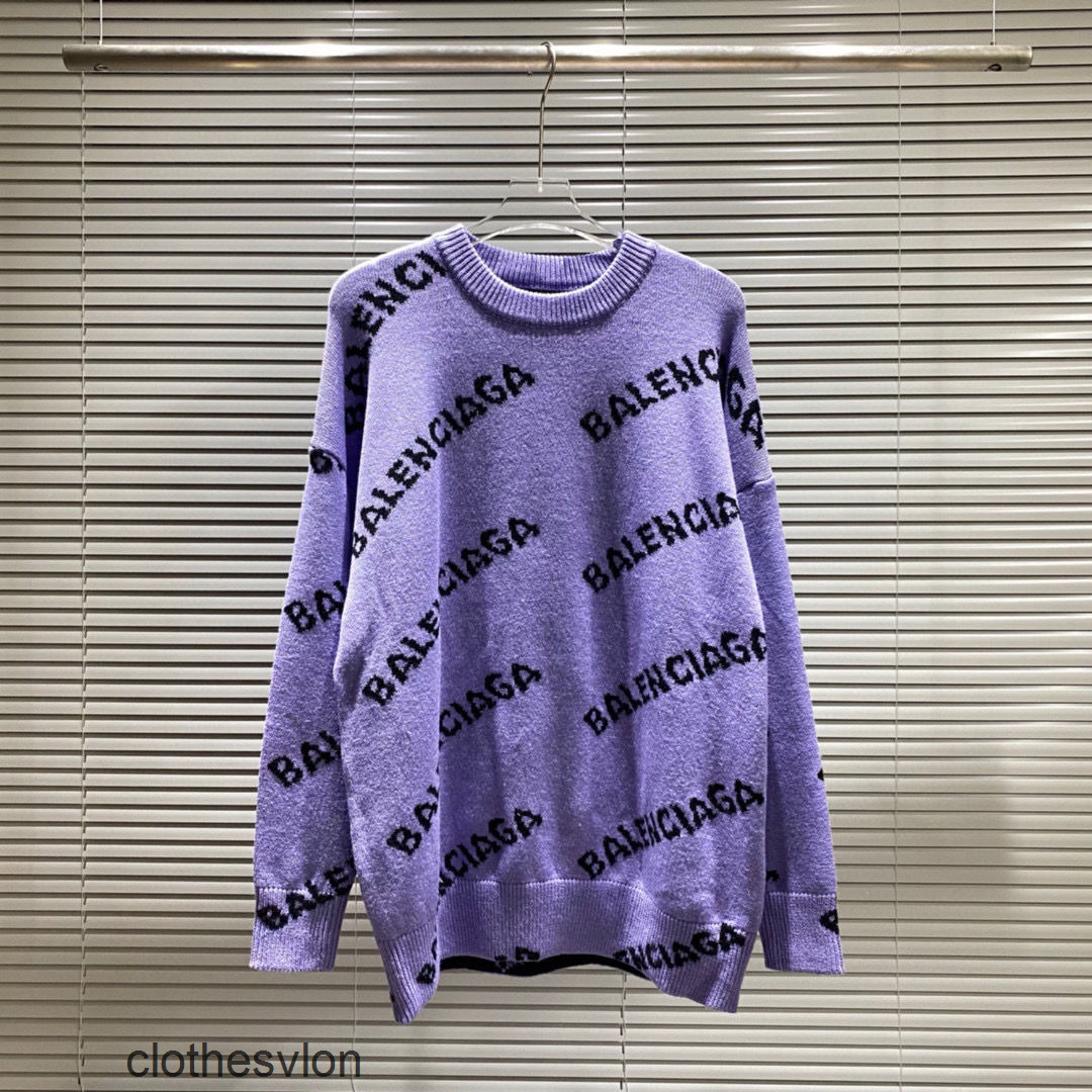 Women' Designer Balencigass Fashion Brand Sweaters Paris Sweater Knitted Men' Autumn Crew Neck Letter Jacquard Casual Loose Winter 4oha, Dark blue black
Women' Designer Balencigass Fashion Brand Sweaters Paris Sweater Knitted Men' Autumn Crew Neck Letter Jacquard Casual Loose Winter 4oha, Dark blue black