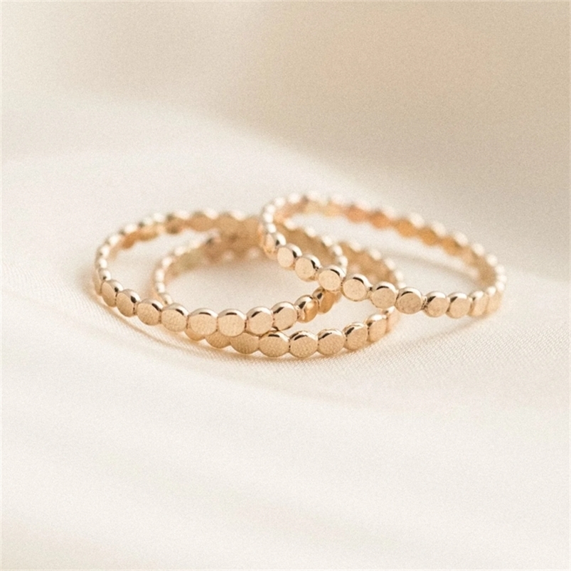 Cluster Rings 14K gold filled Knuckle Boho Gold Jewelry Anillos Mujer Minimalistic Stacking Bohemian for Women Minimalist 220921