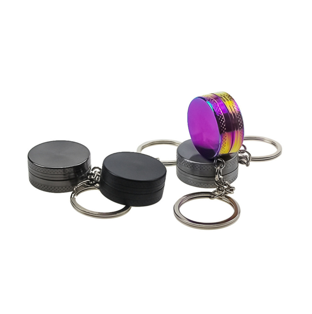 Keychain smoking herb grinder Accessorioes two layers mini Zinc alloy grinders DIA 30 MM Pendant tobacco-grinder
Keychain smoking herb grinder Accessorioes two layers mini Zinc alloy grinders DIA 30 MM Pendant tobacco-grinder