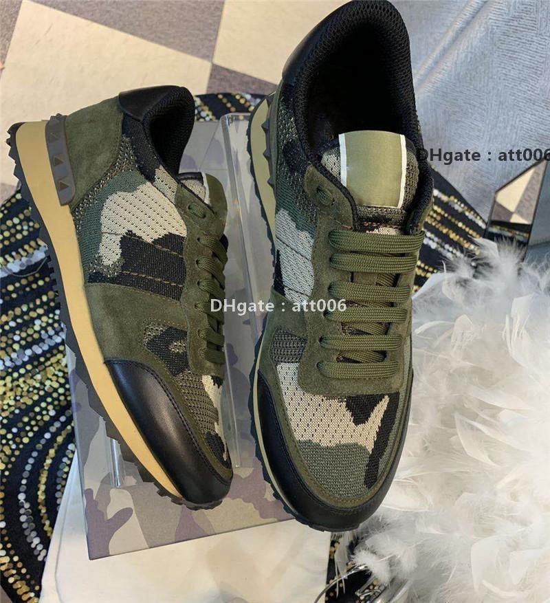 Shoes Luxury designer Top Quality Camouflage Casual studded Leather Suede Camo Rockrunner Trainers Sneakers W Valentinoe''Valentinoity sOz, 20
Shoes Luxury designer Top Quality Camouflage Casual studded Leather Suede Camo Rockrunner Trainers Sneakers W Valentinoe''Valentinoity sOz, 20