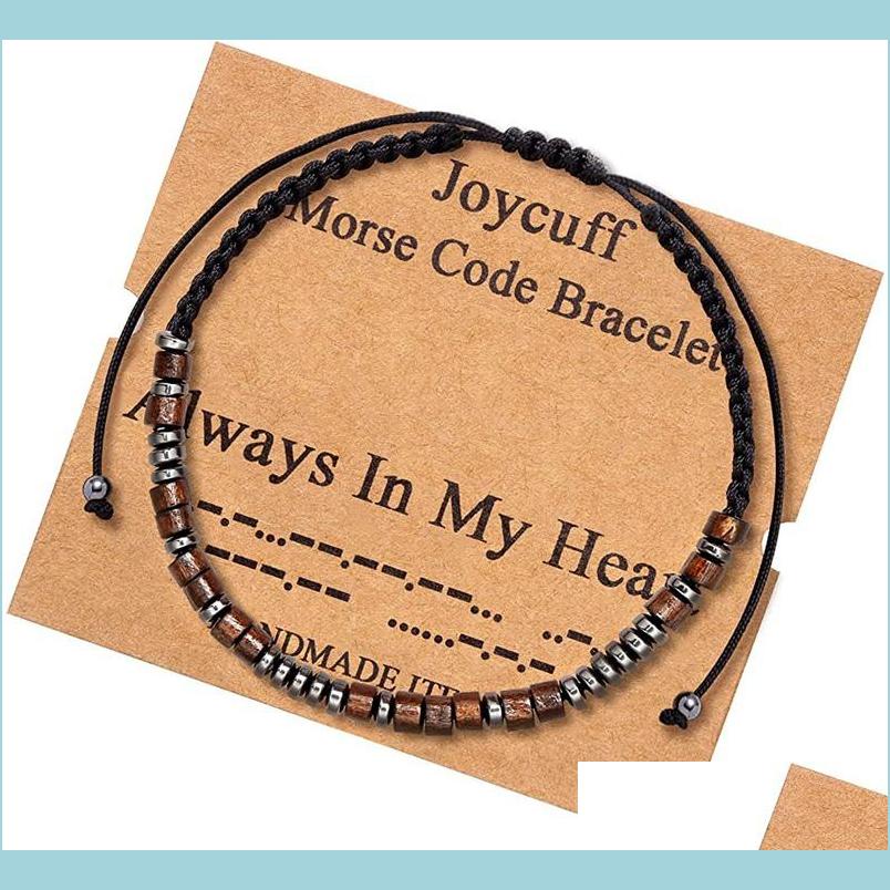 Charm Bracelets Handmade Morse Code Bracelets In My Heart Lover Friendship Bracelet For Women Men Bff Charm Chain Jewelr Dhseller2010 Dhsnd
Charm Bracelets Handmade Morse Code Bracelets In My Heart Lover Friendship Bracelet For Women Men Bff Charm Chain Jewelr Dhseller2010 Dhsnd