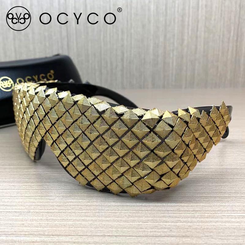 Sunglasses OCYCO 2022 Luxury Fashion Pyramid Gold Silver Steampunk Women Novelty Sun Glasses Men Party Goggles Hip Hop Gothic
Sunglasses OCYCO 2022 Luxury Fashion Pyramid Gold Silver Steampunk Women Novelty Sun Glasses Men Party Goggles Hip Hop Gothic