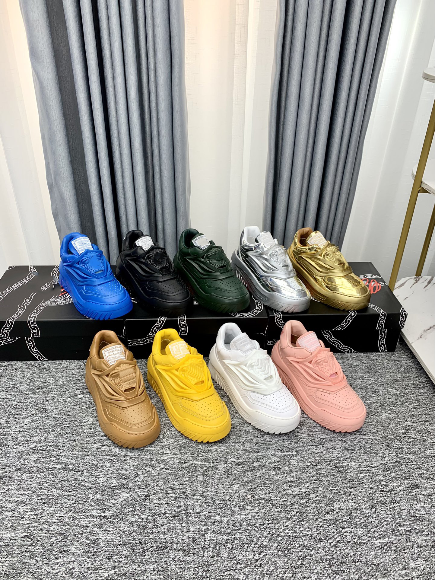 Odissea Sneakers Men Women Casual Shoes Thick Greek soles Leather Walking Sneaker New Sports Running Shoes, Color 6
Odissea Sneakers Men Women Casual Shoes Thick Greek soles Leather Walking Sneaker New Sports Running Shoes, Color 6