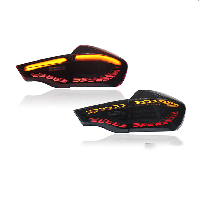 Car Rear Lights for BMW X3 G08 Dragon Scale Tail Light 20 18-2021 G01 F97 LED Dynamic Turn Signal Brake Fog Taillights