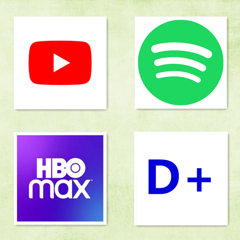 

Brand New YouTube Spotify HBO Max Dlsney Plus Works On Home Theatre Android IOS PC Set Top Box Premium