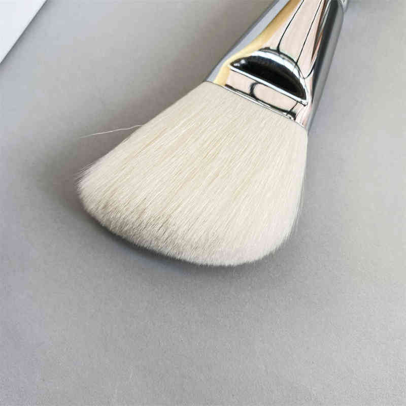 Makeup Brushes 100 LUXE FACE FINISH MAKEUP BRUSH - Large Angled Powder Bronzer Setting Cosmetics Beauty Tools T220921
