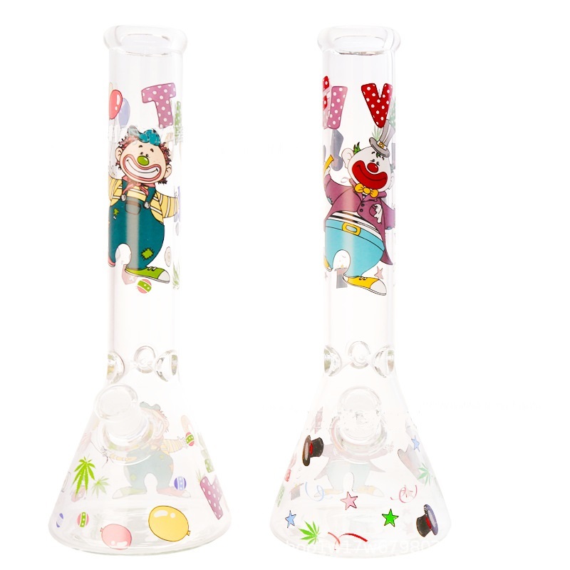 Hookah Beaker Bongs 5mm thick Funny Cartoon 14inches catcher glass bong water pipe glass bubbler
Hookah Beaker Bongs 5mm thick Funny Cartoon 14inches catcher glass bong water pipe glass bubbler