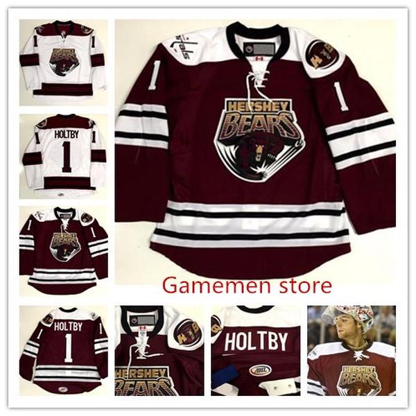 Hockey Jersey Customize Men women youth AHL Hershey Bears 1 Brayden Holtby Jersey Premier Washington Capitals personalized any name any numb, White #1 brayden holtby
Hockey Jersey Customize Men women youth AHL Hershey Bears 1 Brayden Holtby Jersey Premier Washington Capitals personalized any name any numb, White #1 brayden holtby
