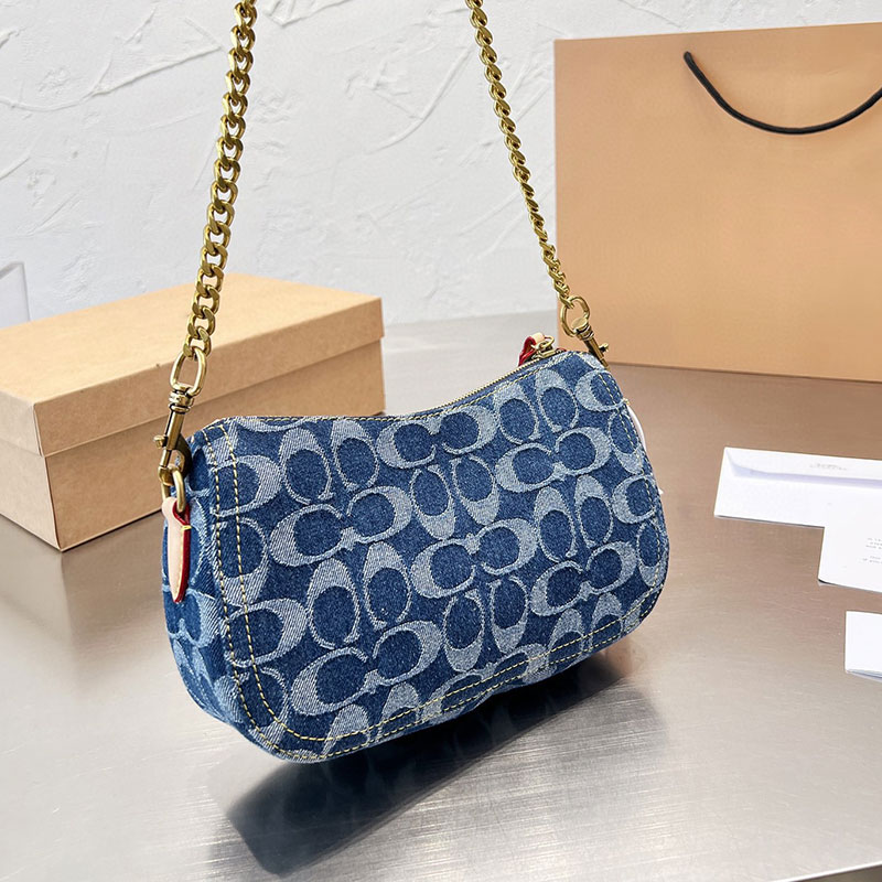 Evening Bags Fashion Underarm Bags Clasical Denim Canvas Bag with a Shoulder Strap Half Moon Crossbody Bags 2023 top handle bag, Blue
Evening Bags Fashion Underarm Bags Clasical Denim Canvas Bag with a Shoulder Strap Half Moon Crossbody Bags 2023 top handle bag, Blue
