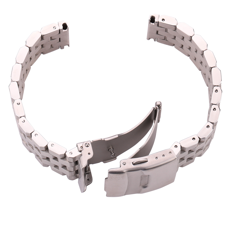 Watch Bands Stainless Steel Watch Strap Bracelet 18mm 20mm 22mm 24mm Women Men Solid Metal Brushed Watchband For Gear S3 Band Accessories 220921