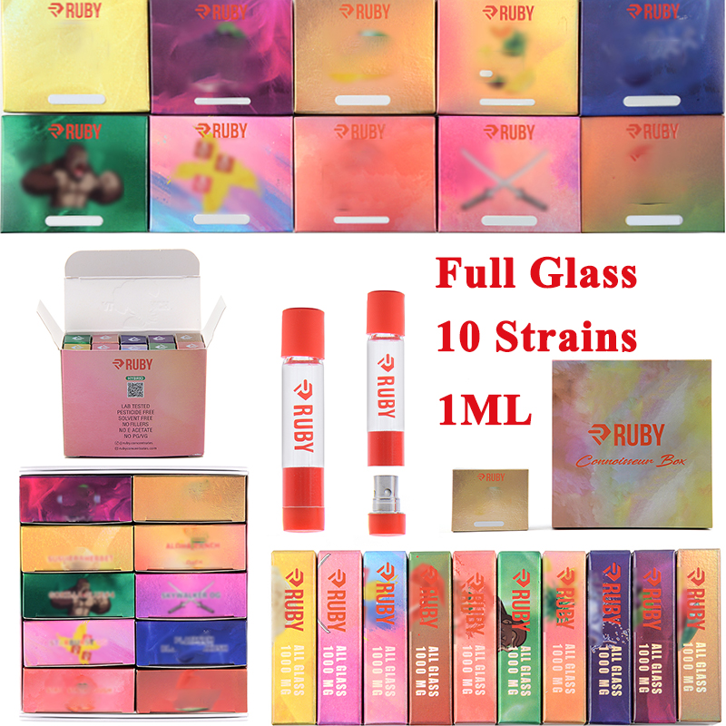1Gram RUBY Carts Empty Vape Cartridges Full Glass Atomizers Vape Pens Cartridge Packaging 10 Strains E Cigarettes Vaporizers Starter Kits
1Gram RUBY Carts Empty Vape Cartridges Full Glass Atomizers Vape Pens Cartridge Packaging 10 Strains E Cigarettes Vaporizers Starter Kits