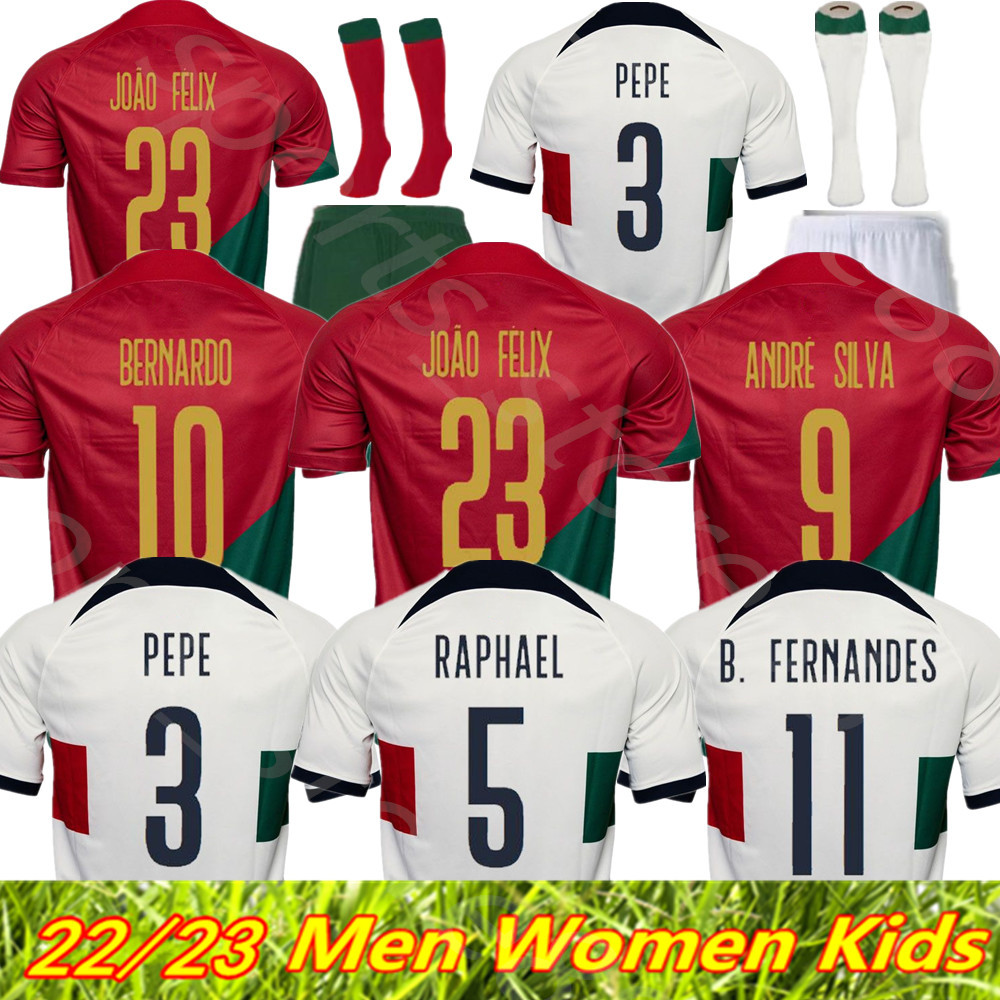 Soccer Jerseys 2022 Portuguesa JOAO FELIX soccer jerseys Portugal BRUNO FERNANDES Portugieser 2023 Portuguese 22 23 National team football shirt Men Kids, 22-23 away
Soccer Jerseys 2022 Portuguesa JOAO FELIX soccer jerseys Portugal BRUNO FERNANDES Portugieser 2023 Portuguese 22 23 National team football shirt Men Kids, 22-23 away