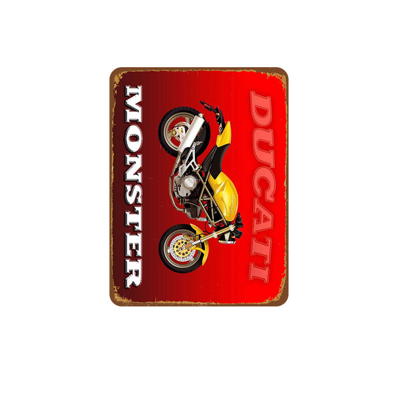 Metal Painting Barber storefront soft-installed license plate painting wrought iron bedroom hot pot shop decorations personality retro nostalgic Free 
