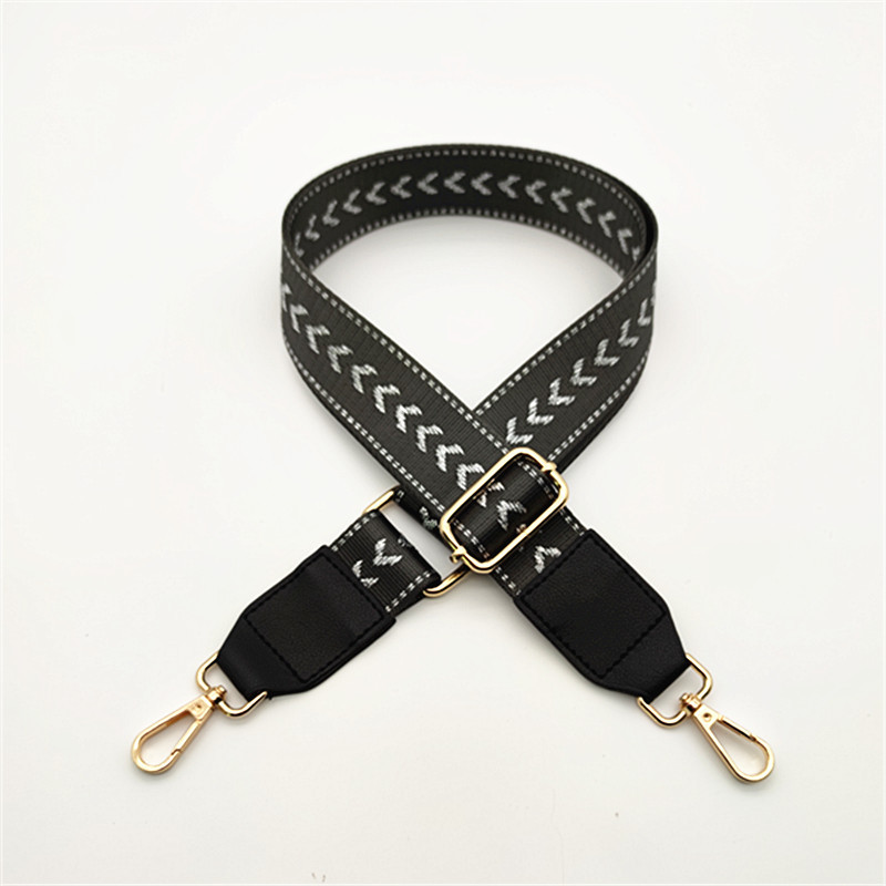 Nylon Bag Strap Adjustable Universal Handbag Women Straps Rainbow Crossbody Shoulder Handle Bags Accessories