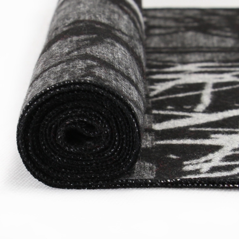 Scarves Men Printed Scarf Winter Jacquard Flannel Tree Pattern Tassels High Quality Warm 180x30CM Cotton Business Style Shawls 220922