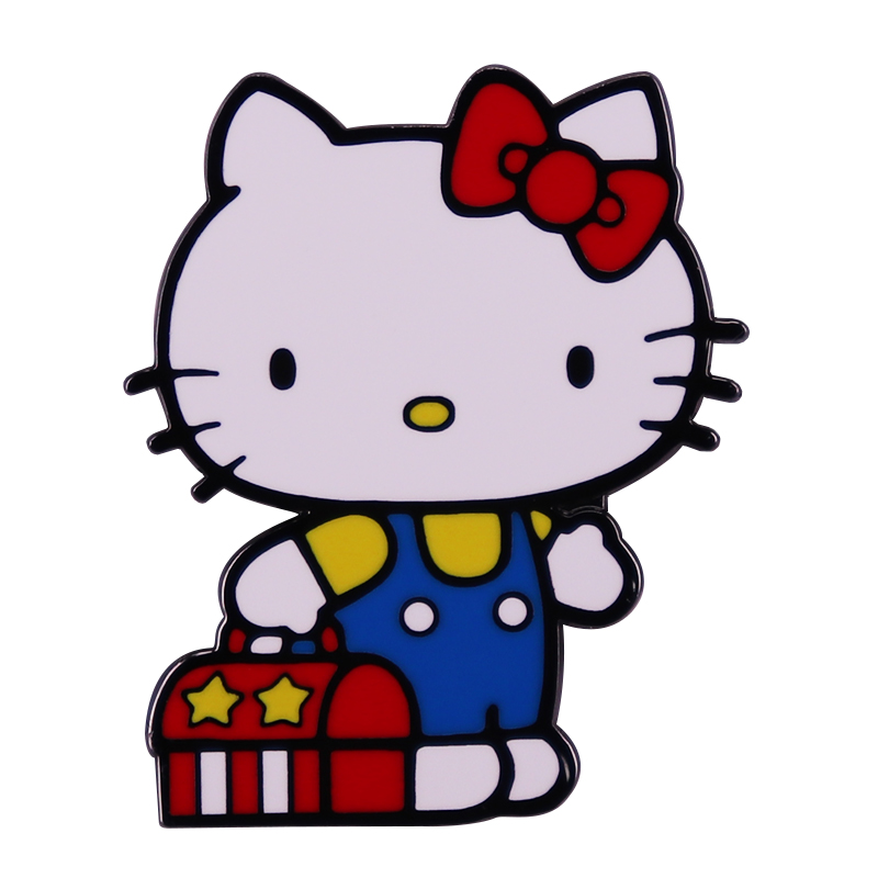 Classic Cartoon Cute Cat Kitty Enamel Pins Brooch Jewelry Accessories, As picture
Classic Cartoon Cute Cat Kitty Enamel Pins Brooch Jewelry Accessories, As picture