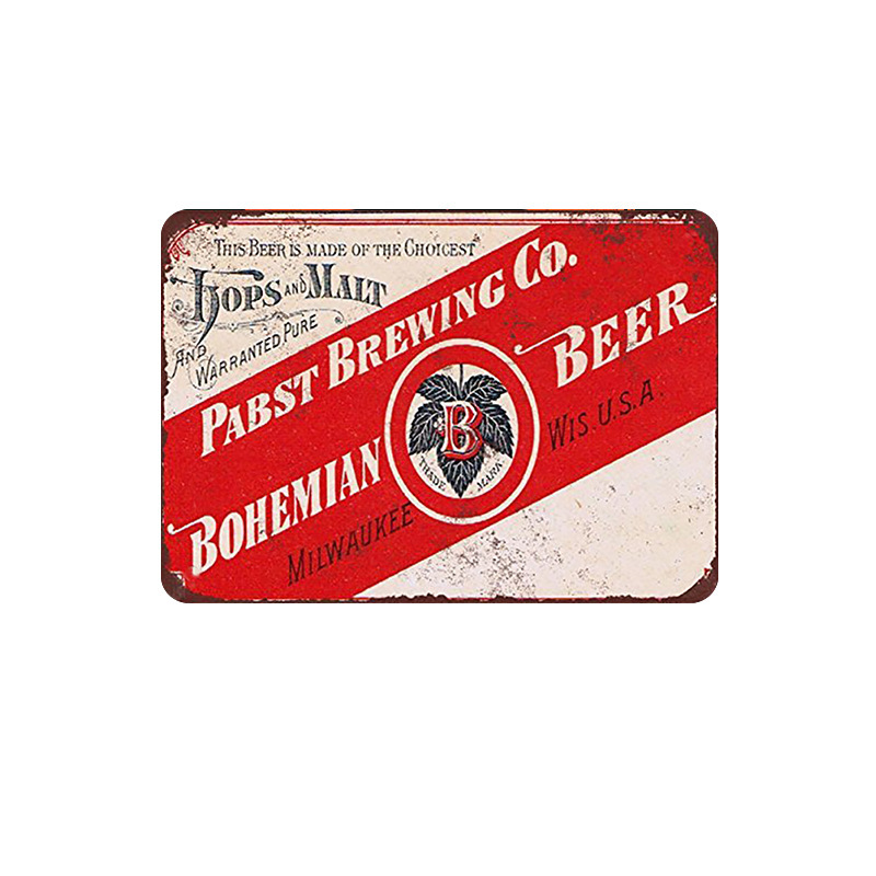 Metal Painting Retro painting European old tin paintings creative home bar cafe hanging decoration Living Room decor Size 20X30cm Free shipping