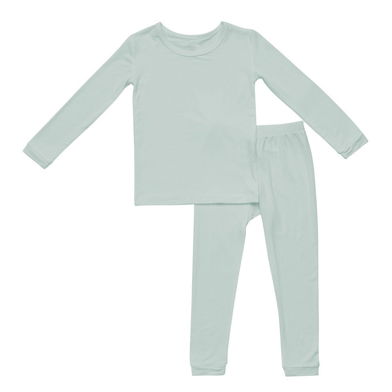 Pajamas Bamboo Fiber Toddler Pajama Set Breathable Kid Baby Boy Girl Clothes Long Sleeve Clothing Sleepwear for Children Girls 220922