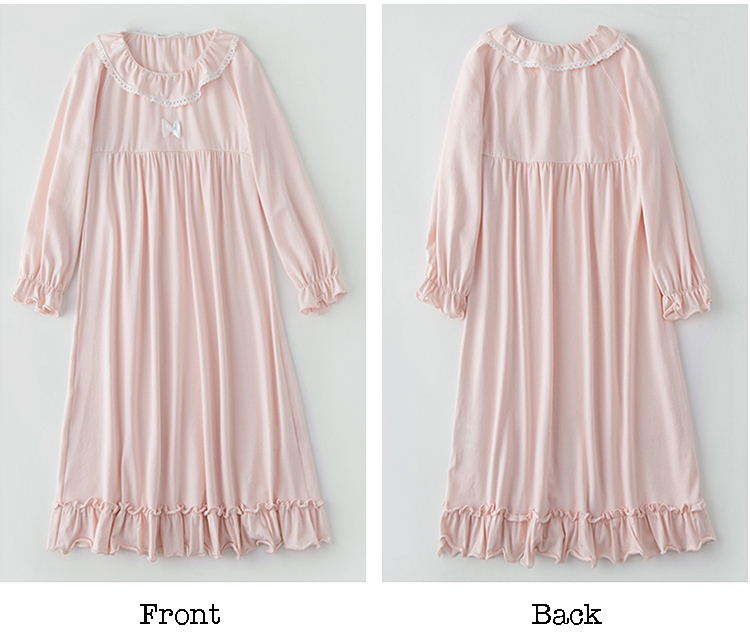 Pajamas Children Girl Lolita Dress Princess Sleepshirts Vintage Kid Ruffles Nightgowns Courtly Style Toddler Nightdress Lounge Sleepwear R250424