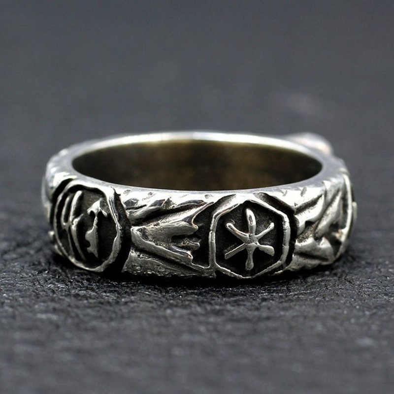 Cluster Rings S925 Sterling Silver Punk Hand Make Fashion Domineering Ornaments Pure Argentum Jewelry for Men and Women 220921