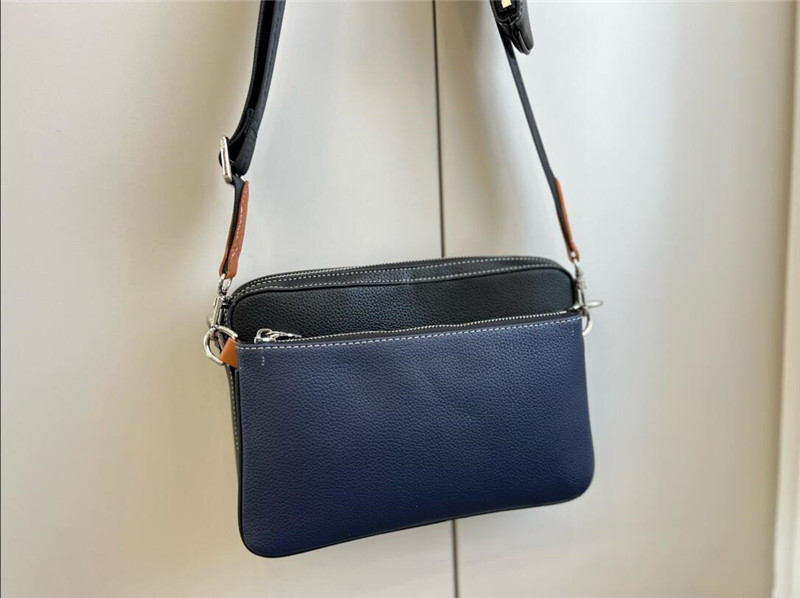 NEW Embossing Cross Body Bag 3 Piece Set In Luxury Designer Bags Fashion Grey Black 2 Colors Messenger Bags Handbag for Men, Black/blue
NEW Embossing Cross Body Bag 3 Piece Set In Luxury Designer Bags Fashion Grey Black 2 Colors Messenger Bags Handbag for Men, Black/blue