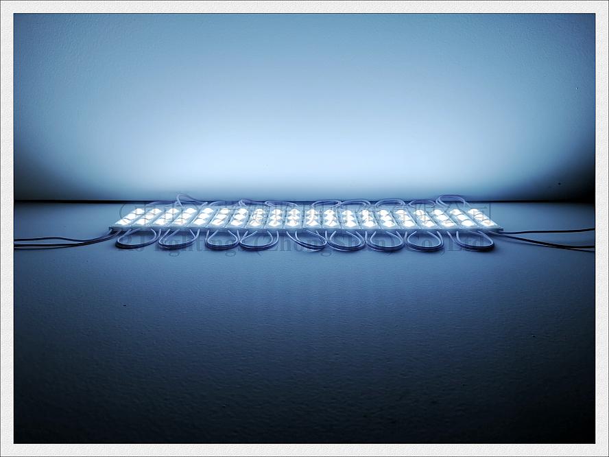 AC220V / AC110V SMD 3030 ABS injection LED light module SMD3030 3 led IP65 waterproof 80mm X 20mm 2W with lens high bright