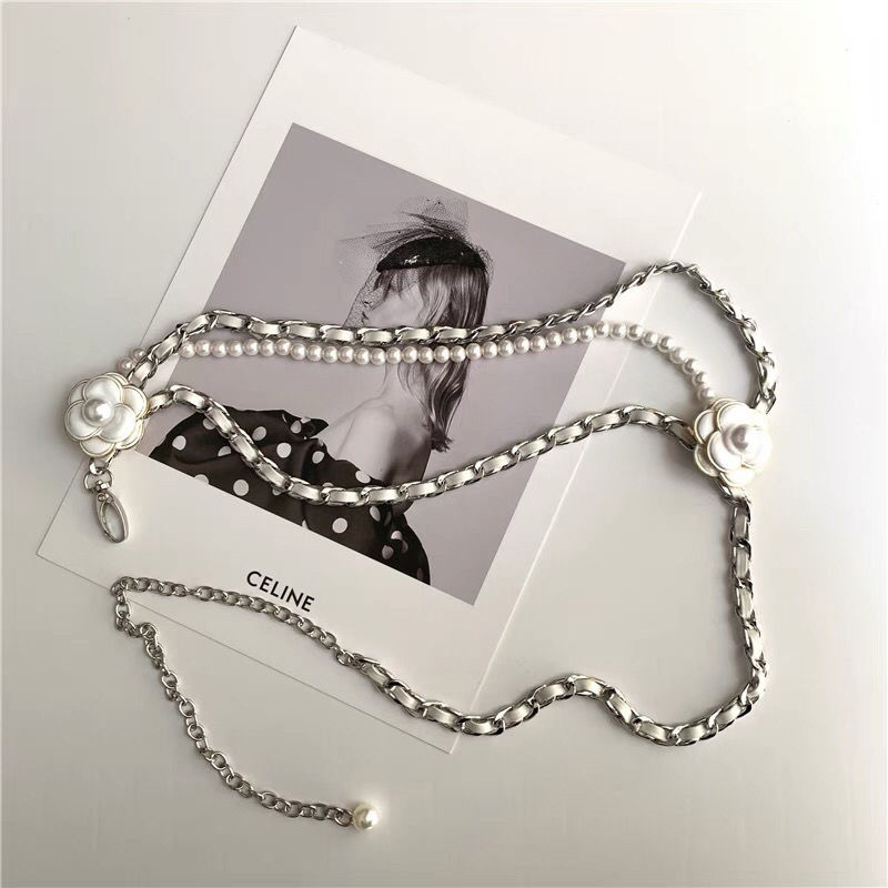 High Quality Designers Waist Chain Belts Luxury Classic Pearl Flowers Fashion Brands Waist Chains For Woman Lady Party Dress Corset Girdle, Black
High Quality Designers Waist Chain Belts Luxury Classic Pearl Flowers Fashion Brands Waist Chains For Woman Lady Party Dress Corset Girdle, Black