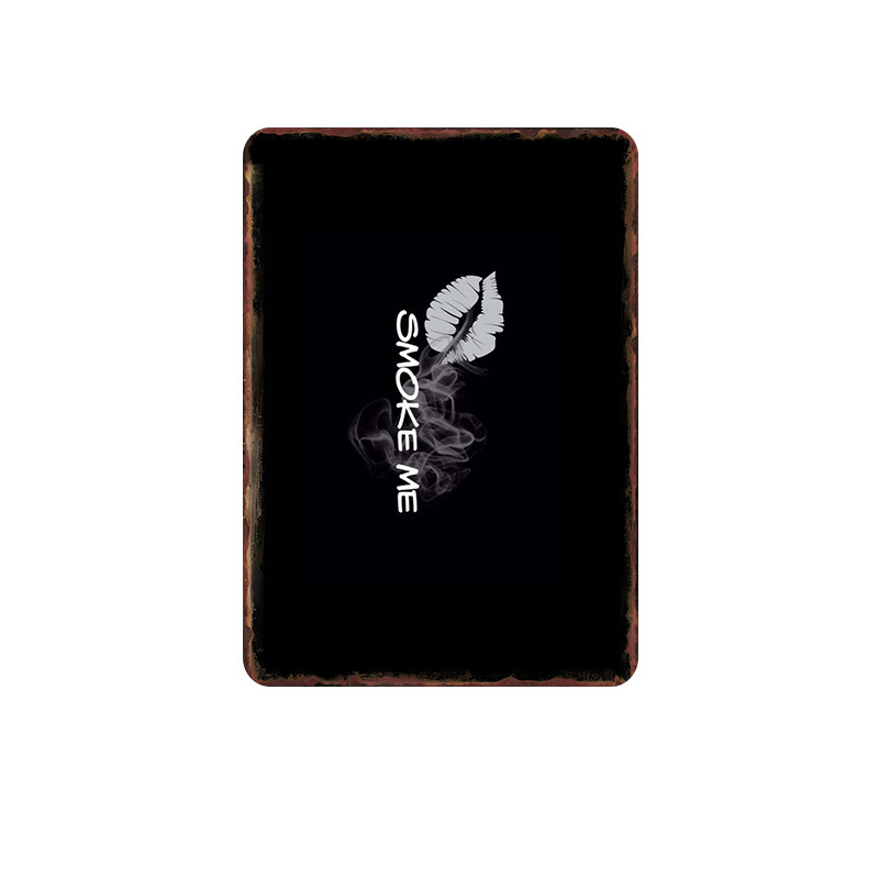 Metal Painting Light Nordic literature and art tin paintings ic quotations creative minimalist decorations wall pendants Living Room Home Free shippin