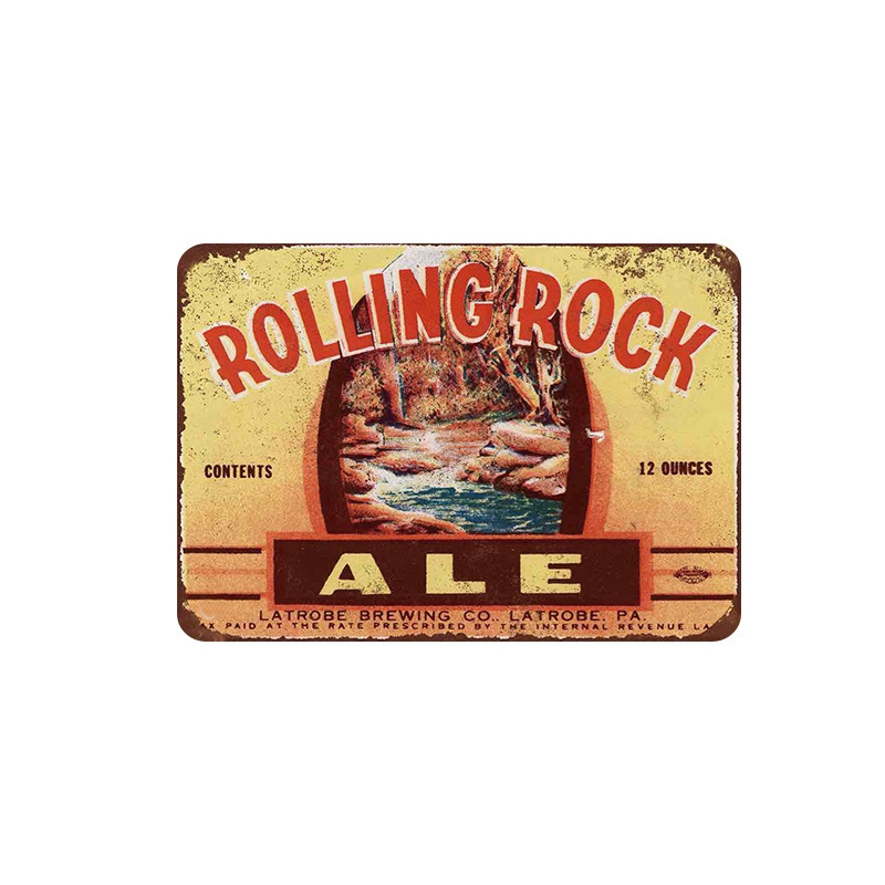 Metal Painting Retro painting European old tin paintings creative bar cafe hanging decorations Living Room Home decor Size 20X30cm Free shipping