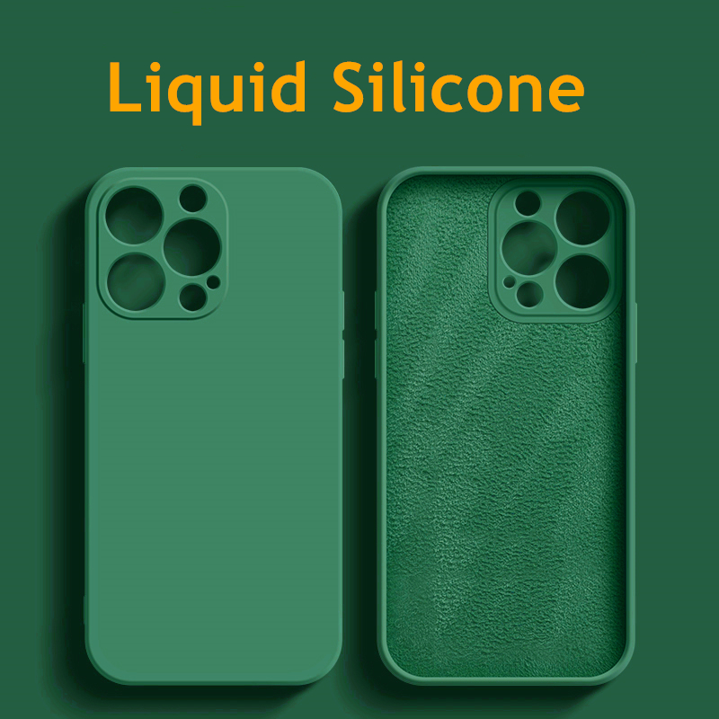 TPU Liquid Silicon Original Cases For iphone 14 Pro Max 13 12 Pro Cover Shockproof Square, Green
TPU Liquid Silicon Original Cases For iphone 14 Pro Max 13 12 Pro Cover Shockproof Square, Green