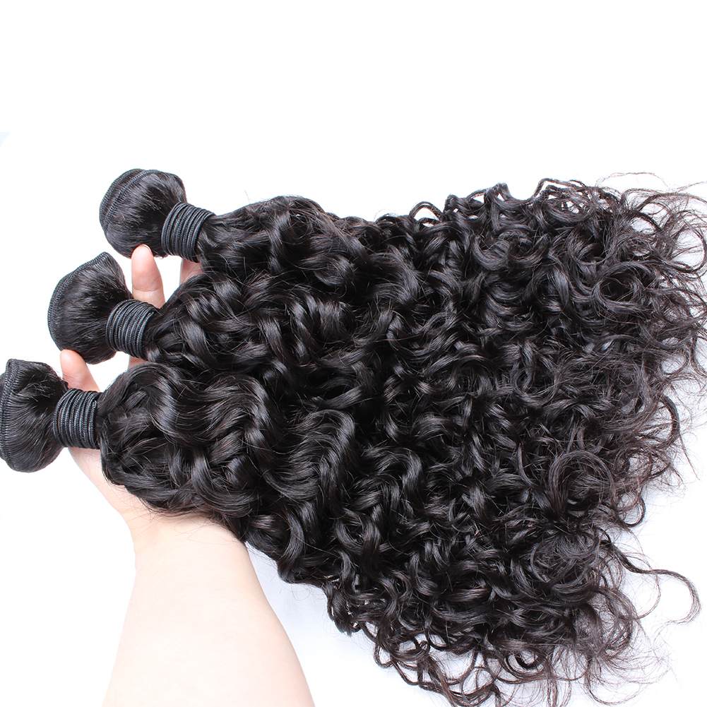 Brazilian Hair Bundles Unprocessed Human Extensions Natural Black Color 1pcs 8A Water Wave Hair Weaves Weft, Natural color
Brazilian Hair Bundles Unprocessed Human Extensions Natural Black Color 1pcs 8A Water Wave Hair Weaves Weft, Natural color