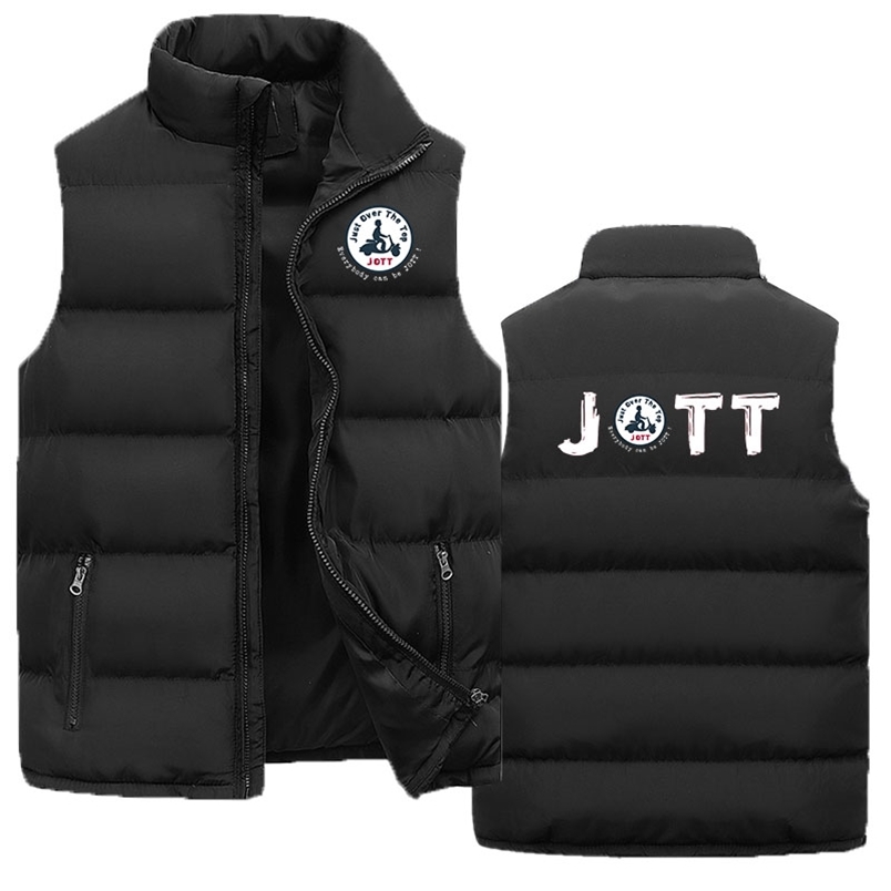 Men's Down Parkas Winter Latest Printed Couple Coat Vest Sleeveless Zipper Jacket Solid Color Lapel M-5XL 220922