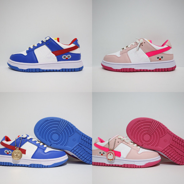 Kids Dunks Low Doraemon running shoes 2022 Triple Pink red black Green White Grade school children's shoes for sale boy girl Sport Shoe With box
Kids Dunks Low Doraemon running shoes 2022 Triple Pink red black Green White Grade school children's shoes for sale boy girl Sport Shoe With box