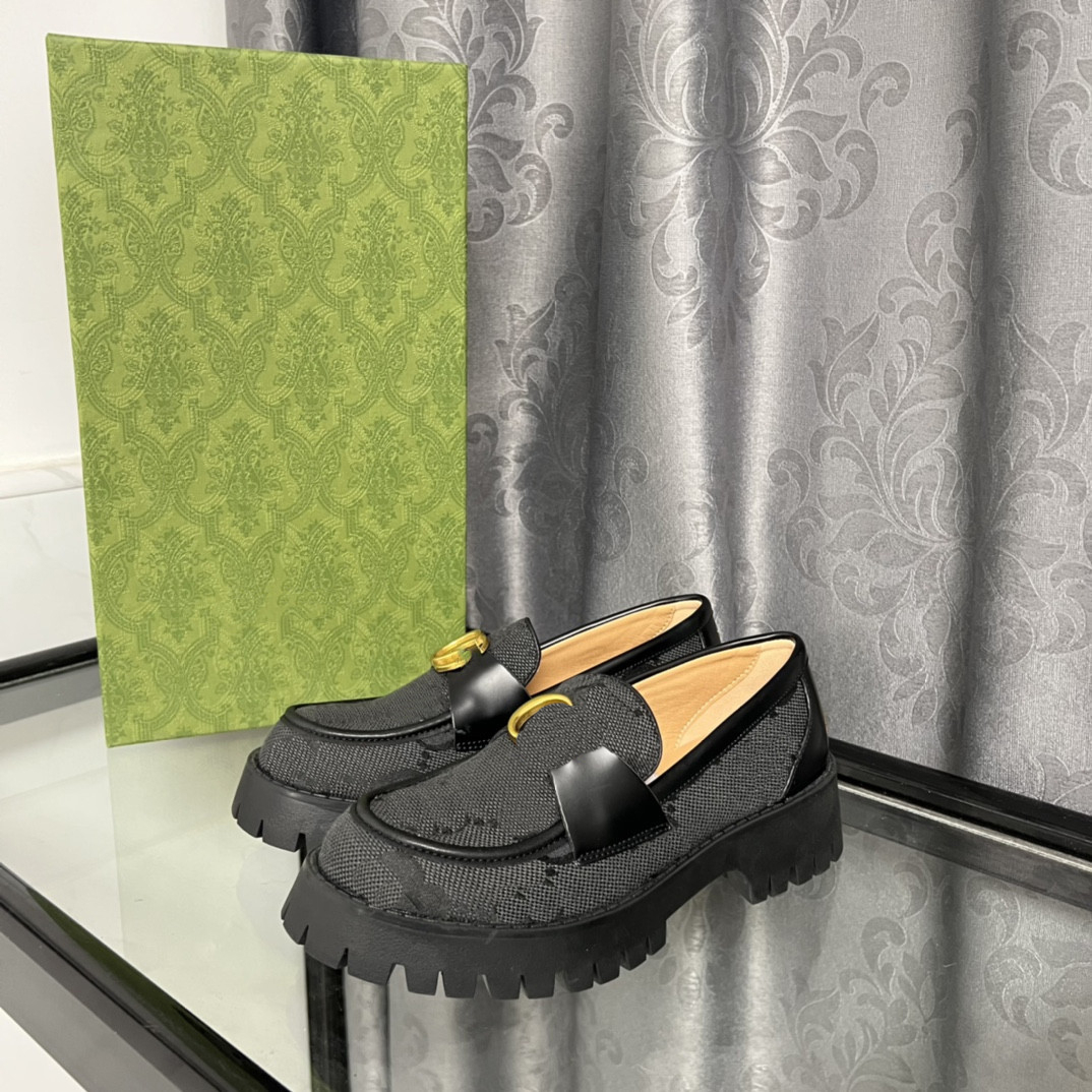 Designer Shoes Women Soft Cowhide Platform Sneakers interlocking G buckle Loafers Rubber Black brown Leather Chunky Round Head Sneaker Thick Bottom Shoe size 35-39, Real pc contct
Designer Shoes Women Soft Cowhide Platform Sneakers interlocking G buckle Loafers Rubber Black brown Leather Chunky Round Head Sneaker Thick Bottom Shoe size 35-39, Real pc contct
