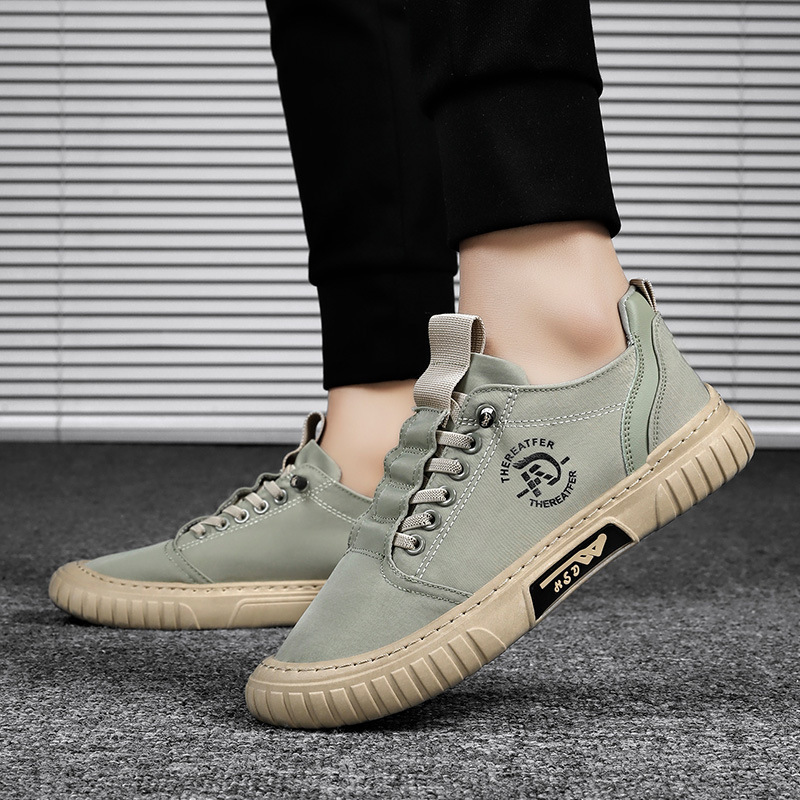 Dress Shoes Summer Breathable Men Trend Mens Board Umbrella Canvas Sneakers All-match Sports Casual Flat alpargatas hombre 220922