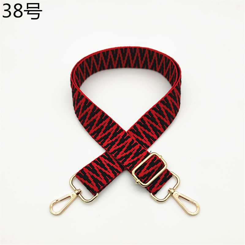 Nylon Bag Strap Adjustable Universal Handbag Women Straps Rainbow Crossbody Shoulder Handle Bags Accessories