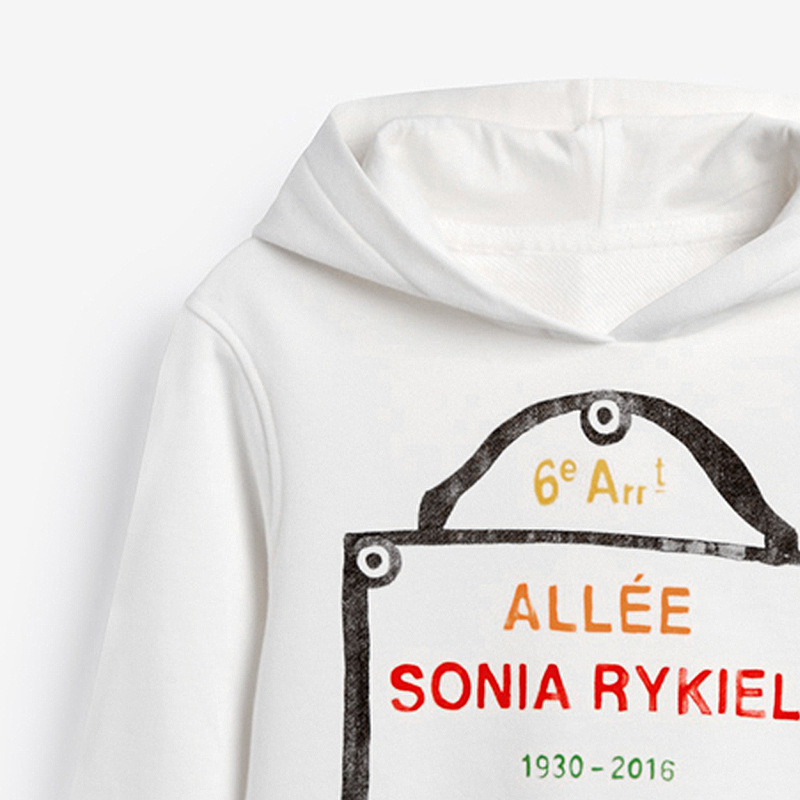 Pullover Little maven Baby Girls Hoodie Clothes White Cotton Fashion Sweatshirt Spring and Autumn for Kids 4 to 7 year 220922