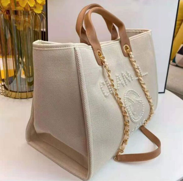 Luxury Classic Fashion Beach Bags Tote Label Pearl Evening Bag Portable Large Capacity Female Designer Canvas Handbag Brand Women Handbags Ladies Backpack c230224
