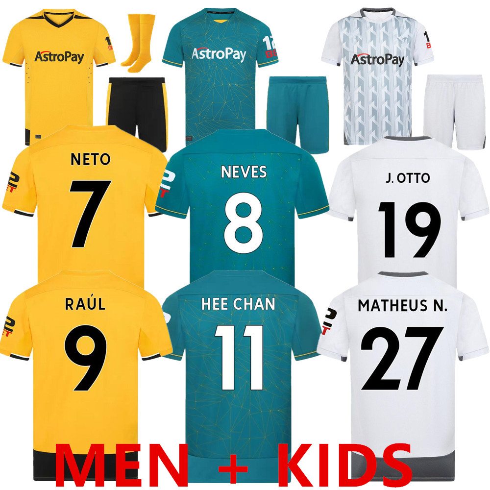 Men Kids Kit 22 WHITE Wolves Soccer Jerseys ADAMA PODENCE 2022 2023 JORDAO NETO NEVES RAUL COADY FABIO SILVA GIBBS Football Shirt, 22-23 away
Men Kids Kit 22 WHITE Wolves Soccer Jerseys ADAMA PODENCE 2022 2023 JORDAO NETO NEVES RAUL COADY FABIO SILVA GIBBS Football Shirt, 22-23 away