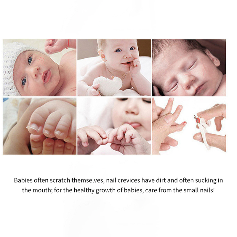Cuticle Scissors Baby Nail Trimmer Electric Fingernail Clippers for Babies Nail Trimmer for Toddlers with Led Light Nail Clippers for born Bab 220922