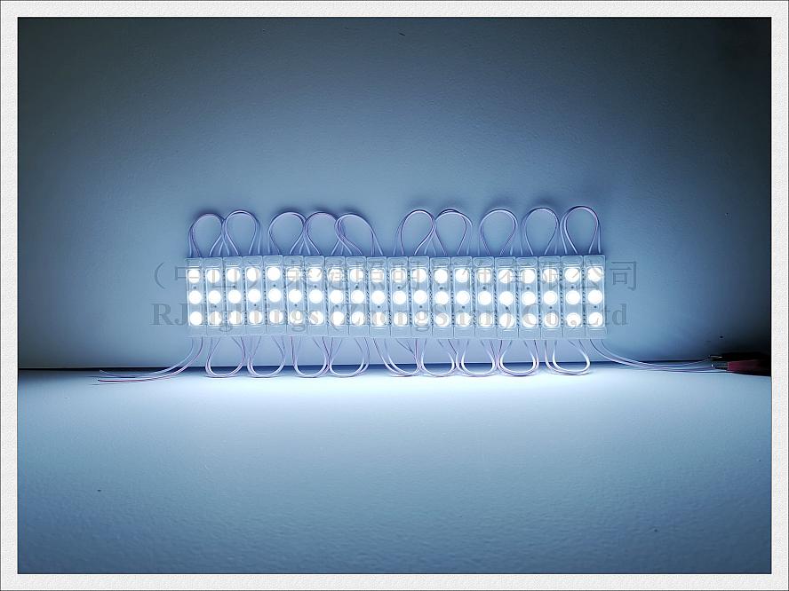 AC220V / AC110V SMD 3030 ABS injection LED light module SMD3030 3 led IP65 waterproof 80mm X 20mm 2W with lens high bright