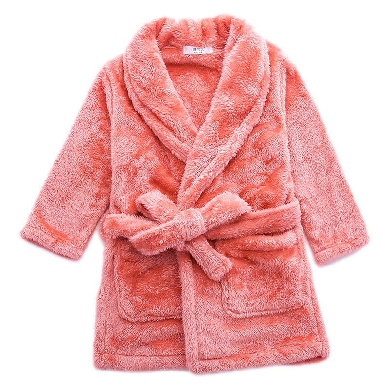 Towels Robes MudiPanda Winter Children s Bathrobe Pajamas For Girls Kids Sleepwear Robe 2 14 Years Teenagers Pyjamas Boys 220922