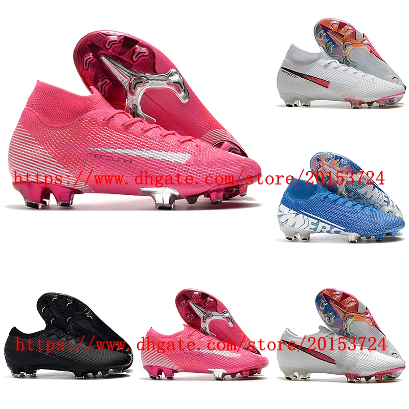 Mens Soccer shoes Mercurial Superfly 7 Elite Mbappe Rosa FG Cleats Football Boots Tacos de futbol CR7 Neymar Ronaldo, As picture 1
Mens Soccer shoes Mercurial Superfly 7 Elite Mbappe Rosa FG Cleats Football Boots Tacos de futbol CR7 Neymar Ronaldo, As picture 1