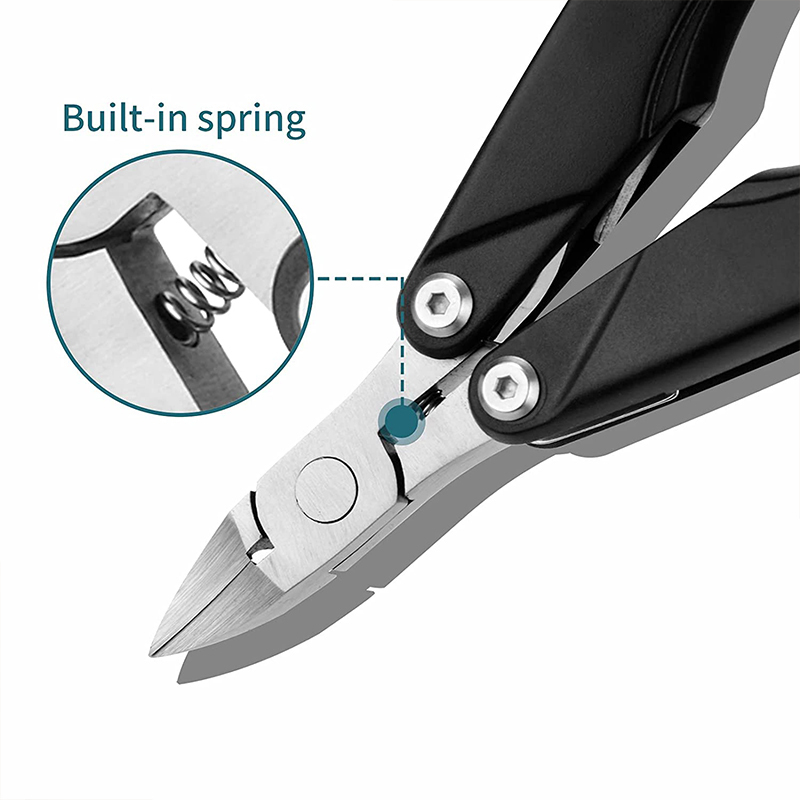 Cuticle Scissors 1Pc High Quality Thick Nail Clippers Stainless Steel Toe nail Nipper Pedicure Fold Cutter For Hard Nail Trimmer Manicure Tools 220922