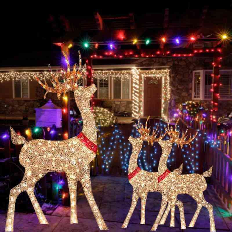Christmas Decorations Light-up Deer LED Lighted Reindeer For Xmas Decoration Luminous Ornament Outdoor Decor T220919
Christmas Decorations Light-up Deer LED Lighted Reindeer For Xmas Decoration Luminous Ornament Outdoor Decor T220919