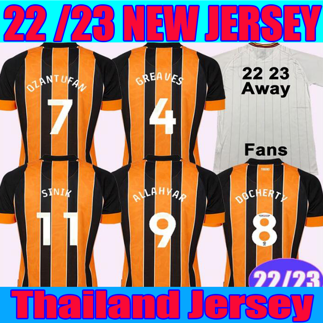 2022 2023 Hull City Soccer Jerseys 22/23 The tigers Amber LEWIS-POTTER WILKS HONEYMAN M.SMITH BERNARD EAVES SCOTT RAXTER GREAVES EMMANUEL CANNON Men Football Shirts, Heercheng 22-23 away
2022 2023 Hull City Soccer Jerseys 22/23 The tigers Amber LEWIS-POTTER WILKS HONEYMAN M.SMITH BERNARD EAVES SCOTT RAXTER GREAVES EMMANUEL CANNON Men Football Shirts, Heercheng 22-23 away